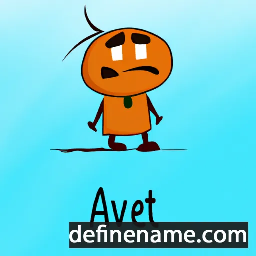 cartoon of the name Avet