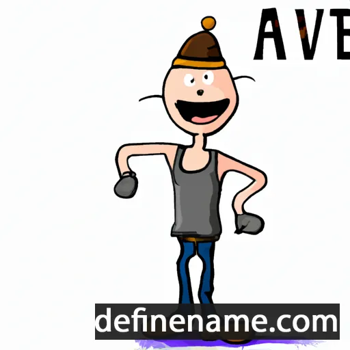 cartoon of the name Avett