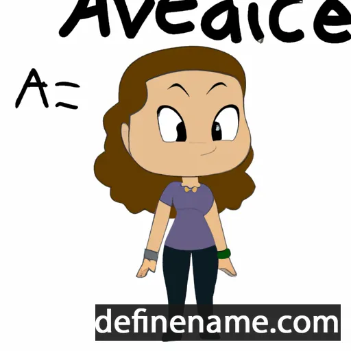 cartoon of the name Aviance