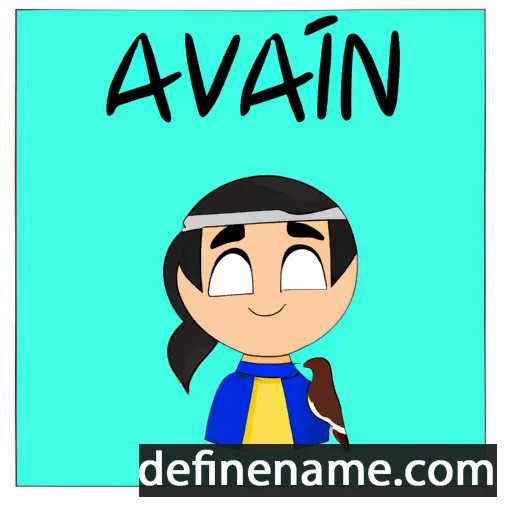 cartoon of the name Aviani