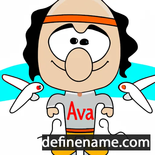 cartoon of the name Aviaq