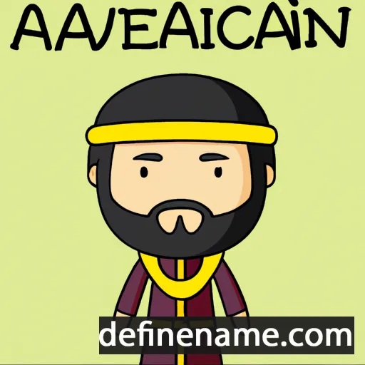 cartoon of the name Avicenna