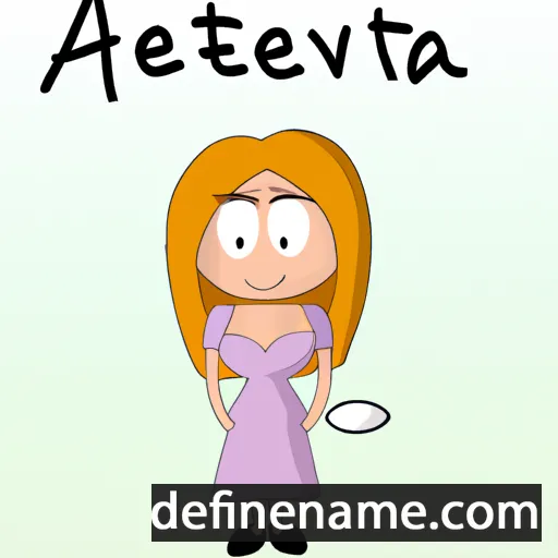 cartoon of the name Avietta