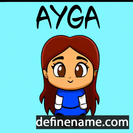 cartoon of the name Avigaya