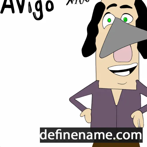 cartoon of the name Avigdor