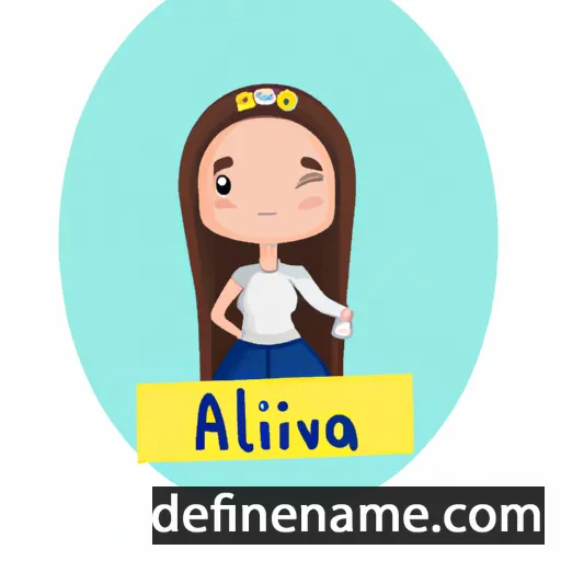 cartoon of the name Avilina