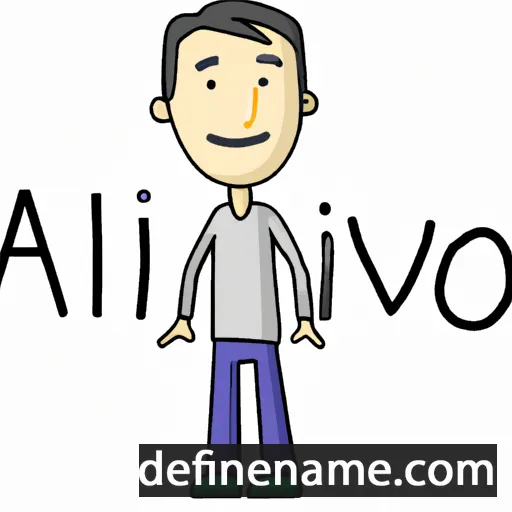 cartoon of the name Avilio