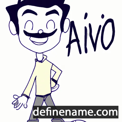 cartoon of the name Avilo