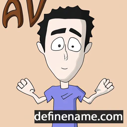 cartoon of the name Avir