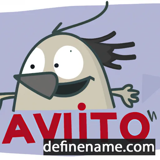 cartoon of the name Avito