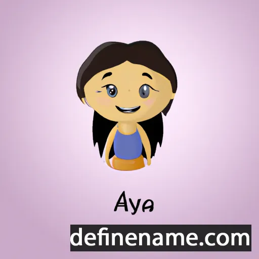 cartoon of the name Avjiya