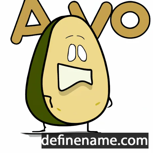 cartoon of the name Avo