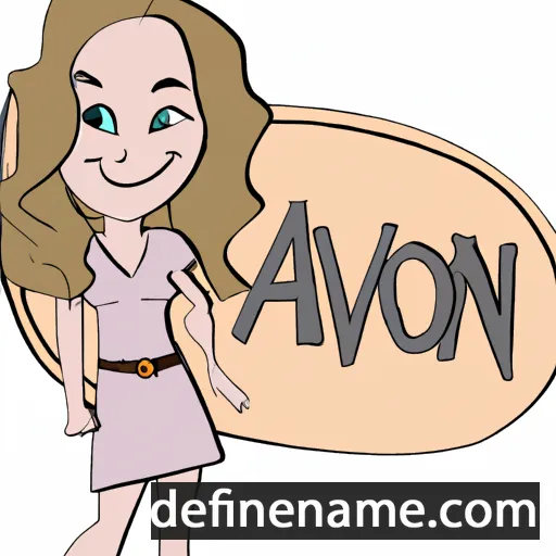 cartoon of the name Avon