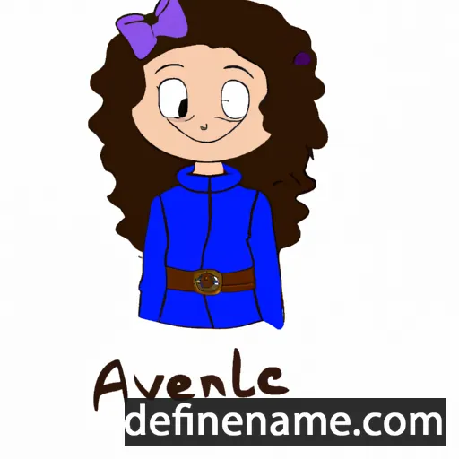 cartoon of the name Avonelle