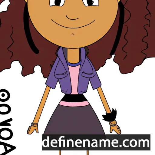 cartoon of the name Avonia