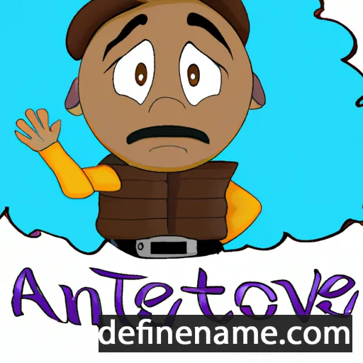 cartoon of the name Avonte