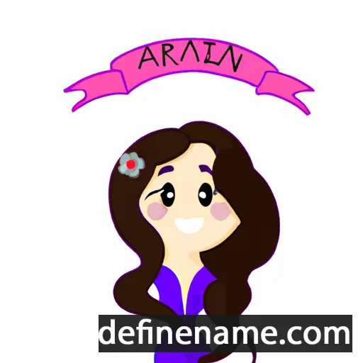 cartoon of the name Avrianna