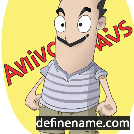 cartoon of the name Avrilios