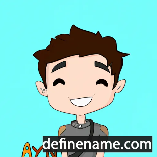 cartoon of the name Avynn