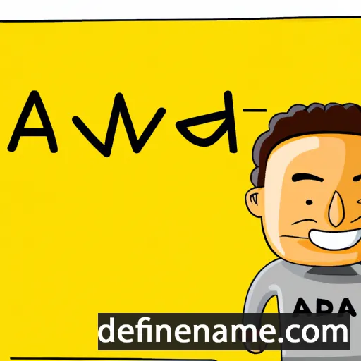 cartoon of the name Awadh