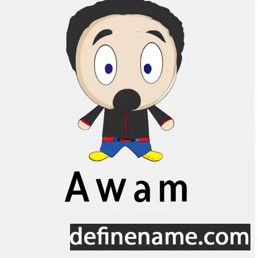 cartoon of the name Awami