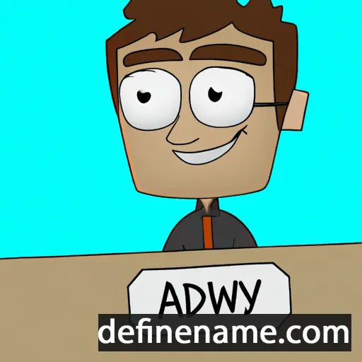 cartoon of the name Awdry