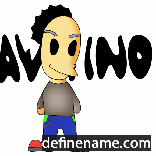 cartoon of the name Awino