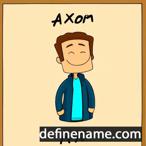 cartoon of the name Axiom