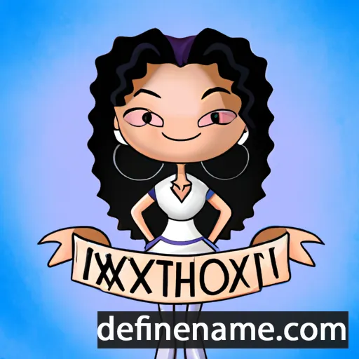 cartoon of the name Axiothea