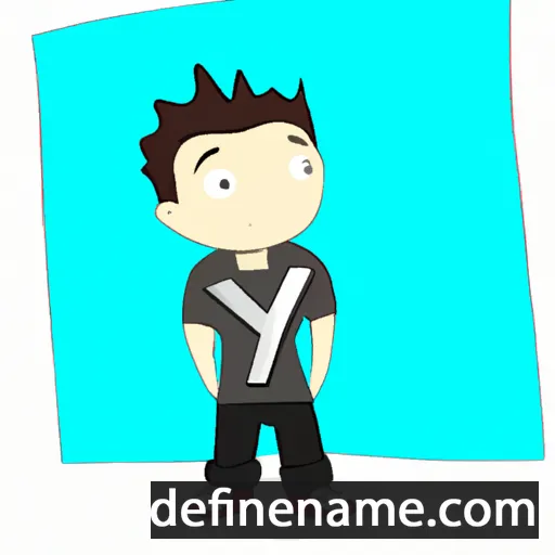 cartoon of the name Ay