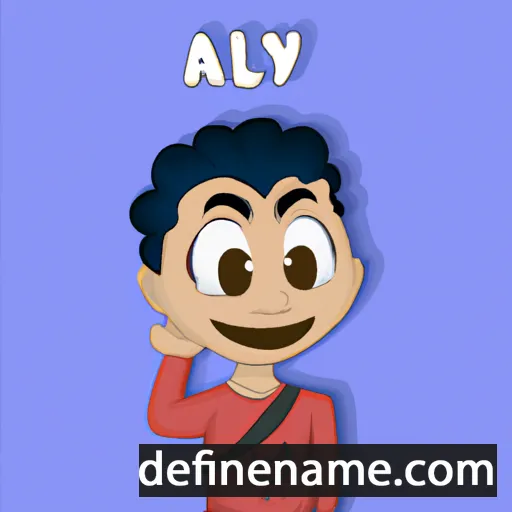 cartoon of the name Ayaal