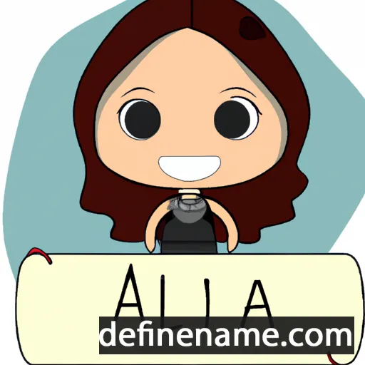 cartoon of the name Ayala