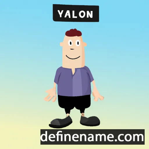 cartoon of the name Ayalon