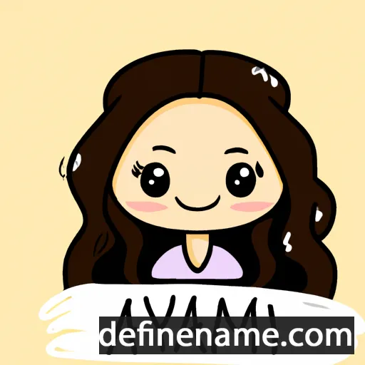 cartoon of the name Ayami