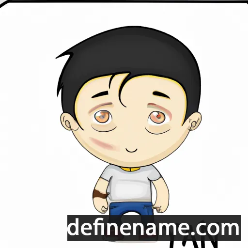 cartoon of the name Ayan