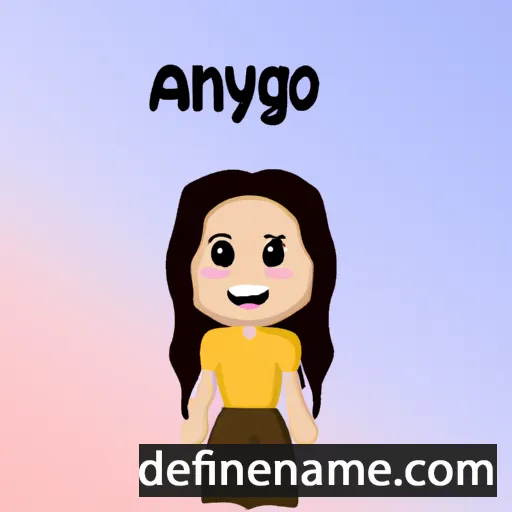 cartoon of the name Ayang