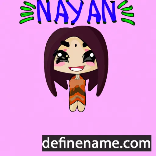 cartoon of the name Ayani