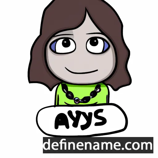 cartoon of the name Ayas