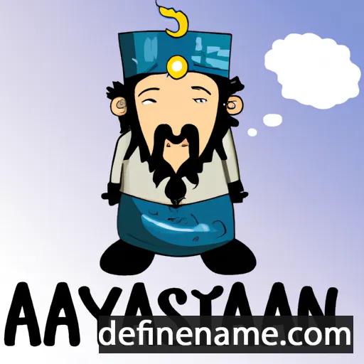 cartoon of the name Ayastaan