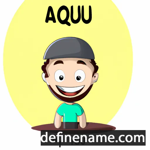 cartoon of the name Àyoub