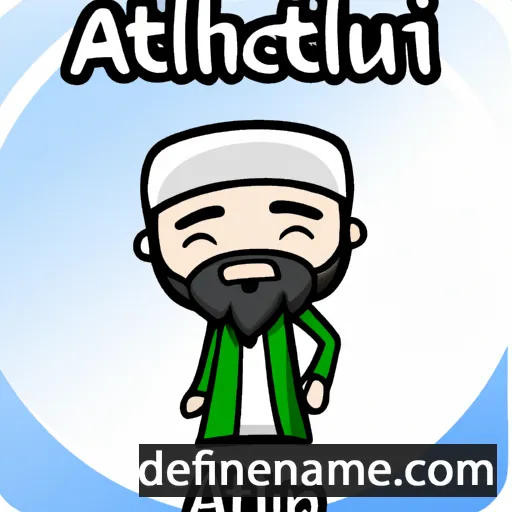 cartoon of the name Ayatullah