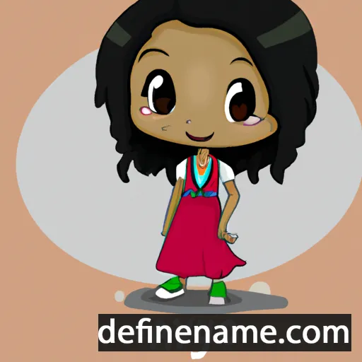 cartoon of the name Ayayo