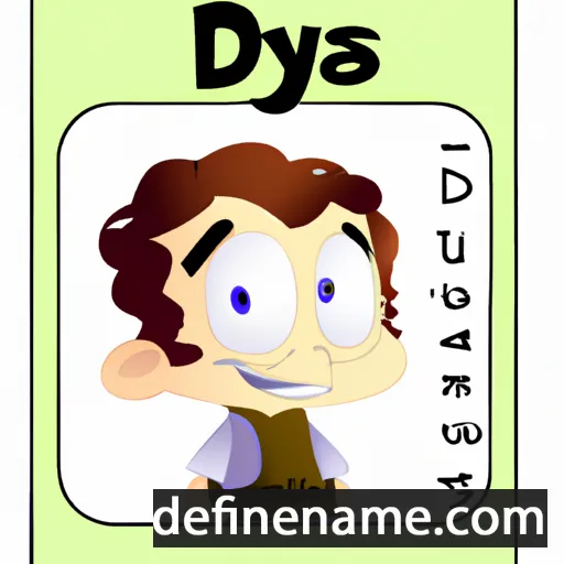 cartoon of the name Aydas