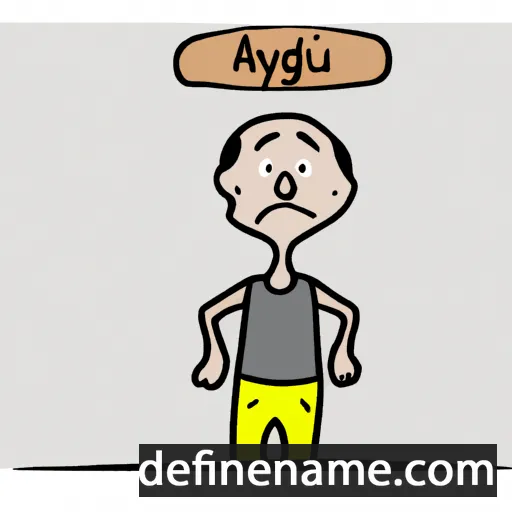 cartoon of the name Aydigul