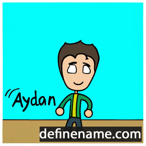 cartoon of the name Aydyn