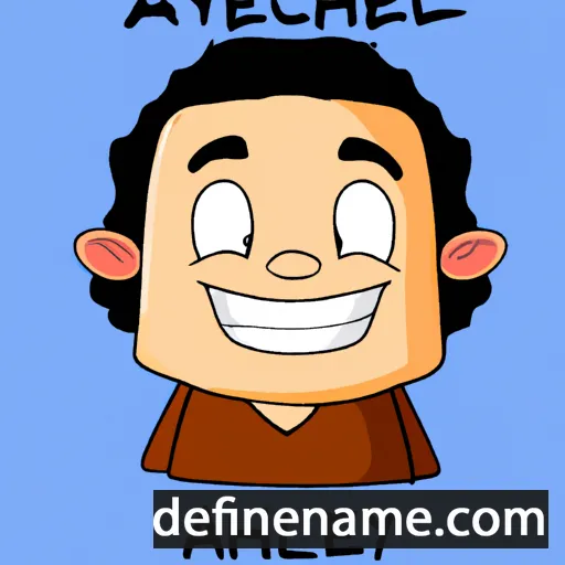 cartoon of the name Ayelech