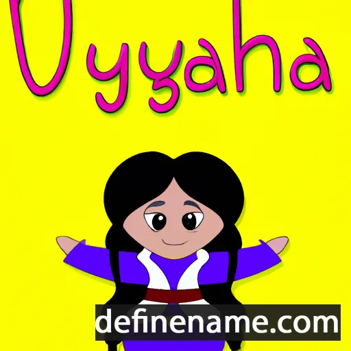 cartoon of the name Aygylaana