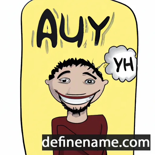 cartoon of the name Ayhylyu