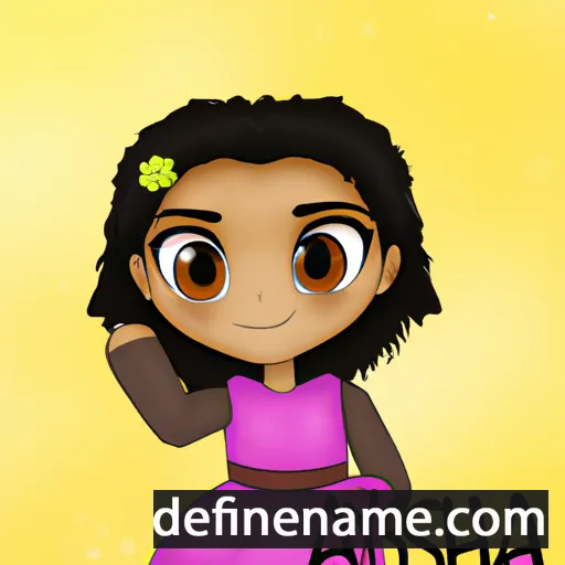 cartoon of the name Ayisha