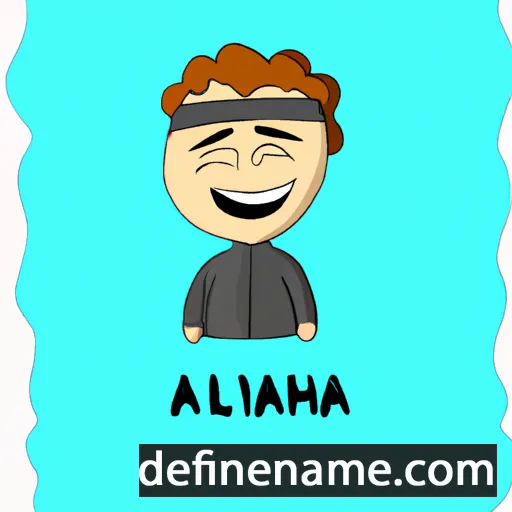 cartoon of the name Aykhal